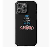 Coque Iphone Samsung Reste Calme, Mon Fils Est Un Super-Héros=468 Compatibilité Pour Étui 19 18 17 16 15 14 Plus Pro Max Galaxy S27 S26 S25 S24 S23 Ultra