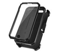 Coque et étui téléphone mobile Supcase Coque pour iPhone SE 2022 2020 8 et 7 Multicouche Clip ceinture et béquille support Unicorn Beetle Pro Noir