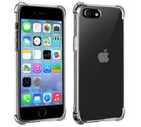 Coque iPhone SE 2022 / 2020 et 8 / 7 Silicone Flexible Coins Bumper Transparent