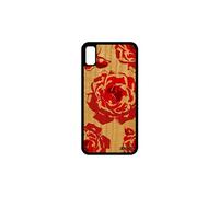 Coque iPhone XR bois silicone rose fleur femme etui 128 Go love floral de iPhone XR
