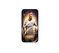 Coque Maniacase pour iPhone XR Kylian Mbappe Real Madrid Wallpaper
