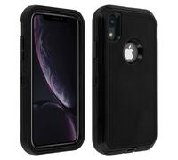 Coque iPhone XR Protection Rigide Multi-couches Bumper Antichocs - Noir