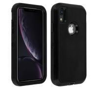 Coque iPhone XR Protection Rigide Multi-couches Bumper Antichocs - Noir