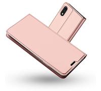 Coque iPhone XR,Radoo Ultra Mince en Cuir PU Premium Housse à Rabat Portefeuille Coque Étui de Protection Bumper Folio à Clapet avec [Fente pour Carte] pour Apple iPhone XR 6.1 Pouces (Or Rose)