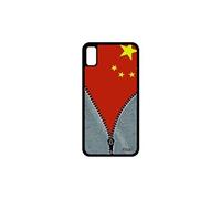 Coque iPhone XR silicone drapeau chine chinois jeux olympiques 4G jo gel a Apple