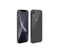 Coque iPhone XR Silicone Gel plus Film Ecran Verre trempé - Transparent