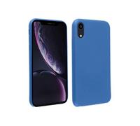Coque iPhone XR Silicone Semi-rigide Mat Finition Soft Touch bleu nuit