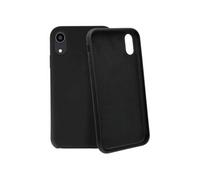 Coque iPhone XR Silicone Semi-rigide Mat Finition Soft Touch noir