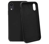 Coque iPhone XR Silicone Semi-rigide Mat Finition Soft Touch noir