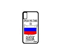 Coque iPhone XS silicone j'peux pas j'vais en russie noir 512 Go design de iPhone XS
