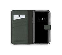 Selencia Bibliothèque en cuir véritable pour iPhone X / Xs - Vert