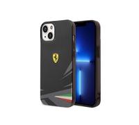 Ferrari Coque Italia iPhone 14 Plus PC/TPU Antichoc Impression double couche Noir