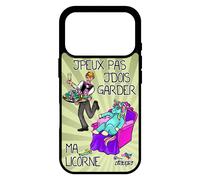 Coque Je Peux Pas J'dois Garder Ma Licorne Pour Iphone 17 Pro Silicone Bd Animal Drole Jpeux Rigide Humoristique Poney Cover