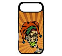 Coque Joker Pour Iphone 17 Air Silicone Bande Dessin¿E Comics Telephone Motif Super Heros 4g Horreur Clown Orange Design Portable