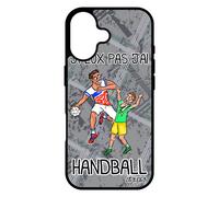 Coque J'peux Pas J'ai Handball Pour Iphone 17 Silicone Sport Humour Hand Comique Housse Gris Drole Bande Dessinée Motif 4g Homme De