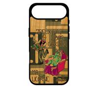 Coque J'peux Pas J'dois Garder Ma Licorne Rigide Pour Iphone 17 Air Bois Silicone Comique Humour Cartoon Jpeux Texte Poney Je