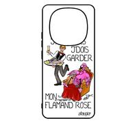 Coque J'peux Pas J'dois Garder Mon Flamand Rose Pour Xiaomi 14 Pro+ Plus 5g /Redmi Note 14 Pro Silicone Je Smartphone Texte Jpeux Paradis