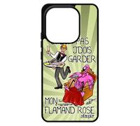 Coque J'peux Pas J'dois Garder Mon Flamand Rose Pour Xiaomi Redmi Note 14 4g Europe Silicone Bd Humour Etui Vert Oiseau Animal Texte Noir