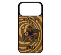 Coque J'peux Pas Y'a Hand Pour Iphone 17 Pro Max Bois Silicone Texte Etui Mobile Portable Handball Jpeux Humoristique Humour