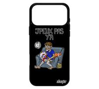 Coque J'peux Pas Y'a Hand Pour Iphone 17 Pro Max Silicone Supporter Antichoc Humoristique Bd 256 Go Noir Texte Handball 4g Drole De