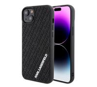 Coque Karl Lagerfeld 3D Design pour iPhone 15 Plus - Rubber Multi Logo
