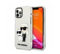 Coque - Karl Lagerfeld - Iml Glitter Nft - Iphone 12/12 Pro - Transparente - Souple - Brillant