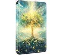 Coque Kindle Paperwhite 10e Génération 2018 Cuir Flip Silicone Etui Ultra Mince Auto Veille Réveil Case Aurore Route du Livre Motif PU + TPU Protection Housse pour Kindle Paperwhite 4 (3)