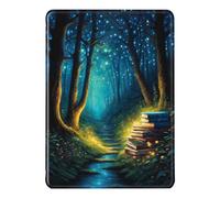Coque Kindle Paperwhite 10e Génération 2018 Cuir Flip Silicone Etui Ultra Mince Auto Veille Réveil Case Librairie Forêt Amour de Canapé Motif PU + TPU Protection Housse pour Kindle Paperwhite 4 (7)