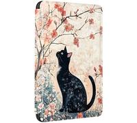 Coque Kindle Paperwhite 10e Génération 2018 Cuir Flip Silicone Etui Ultra Mince Auto Veille Réveil Case Aurore Route du Livre Motif PU + TPU Protection Housse pour Kindle Paperwhite 4 (2)