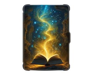 Coque Kobo Clara HD 2018 Etui Cuir Silicone Flip 360° Auto Veille ou Réveil Magnétique Case Airbag Antichoc Librairie Fox Ciel Etoilé Loup Fille Etanche Housse pour Kobo Clara 2018 HD Écran 6" (10)