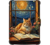 Coque Kobo Clara Hd 2018 Etui Cuir Silicone Flip 360° Automatique Veille Ou Réveil Magnétique Case Airbag Antichoc Nuage Mer Feuille Fleur Etanche Housse Pour Kobo Clara 2018 Hd Écran 6"" (4)