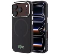 Coque Lacoste IML Frosted Laquer Logo MagSafe pour iPhone 18 Pro / 17 Pro, bordeaux