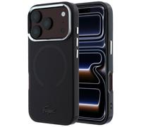 Coque Lacoste IML Frosted pour iPhone 18 Pro / 17 Pro, couleur bordeaux
