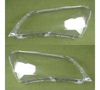 Coque Lampe Avant Voiture Compatible Avec Skoda Pour Superb 2016 2017 2018 Cache Phare Avant Gauche Droit Transparent(Pair)