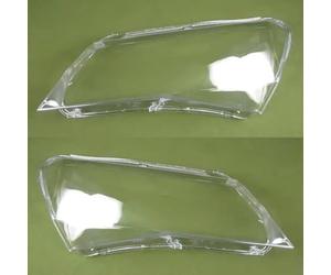 Coque Lampe Avant Voiture Compatible Avec Skoda Pour Superb 2016 2017 2018 Cache Phare Avant Gauche Droit Transparent(Pair)
