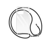 Coque Lanière pour iPhone 14 Pro Max Rigide Bumper Série Corda Transparent