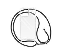 Coque Lanière pour iPhone 15 Pro Max Rigide Bumper Série Corda Transparent