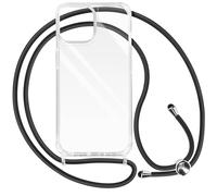 Coque Lanière pour iPhone 15 Rigide Bumper Transparent