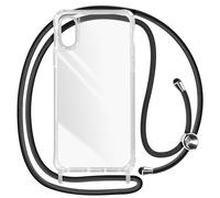Coque Lanière pour iPhone XR Rigide Bumper Série Corda Transparent