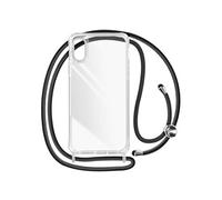 Avizar Coque Lanière pour iPhone XR Rigide Bumper Série Corda Transparent
