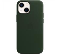 Coque Leather MagSafe pour Apple iPhone 13 Mini - Sequoia Green
