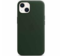 Coque Leather MagSafe pour Apple iPhone 13 - Sequoia Green