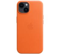 Coque Leather MagSafe pour Apple iPhone 14 - Orange