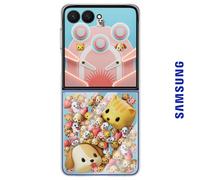 Coque personnalisable FlipSuit avec fond d'écran dynamique Transparent pour Samsung Galaxy Z Flip 7