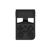 Coque légère en silicone absorbant les chocs pour ANBERNIC RG 35XXPro, conçue pour protéger la console de jeu tout en conservant l'accès complet au port (noir)