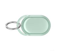 Coque légère en TPU pour Xiaomi Smart Tag étanche et absorption des chocs avec mousqueton (vert transparent)