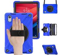 Coque Lenovo Idea Tab K11 2ème Gén 11" TB-336FU TB-336ZU 2025, Antichoc Armure Robuste Étui avec Support Rotatif, Dragonne et Bandoulière Réglable, TPU and PC Housse pour Lenovo Idea Tab K11 2ème Gén