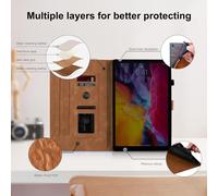 Coque Lenovo Tab M10 3rd Gen 10.1 Pouces 2022 Pissenlit Housse En Tablette Cuir Tpu Cover Case Étui Housse De Protection Pour Lenovo Tab M10 3rd Gen 10.1"" Pouces Tb-328fu/328xu Brun