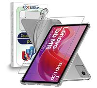 ebestStar - Coque pour Lenovo Tab M11, Etui Protection Silicone Transparent Antichoc, Coins Renforcés, Transparent + Verre Trempé