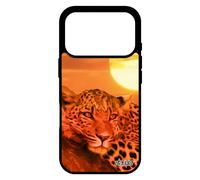 Coque Leopard Guepard Jaguar Pour Iphone 17 Pro En Silicone Fauve Predateur Animaux Afrique De Protection Design Felin Ciel Housse